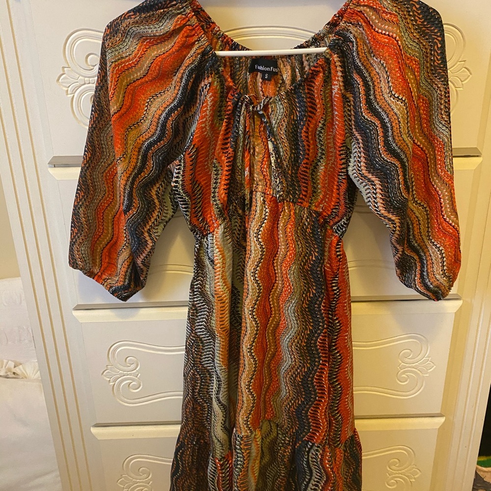 Printed dress